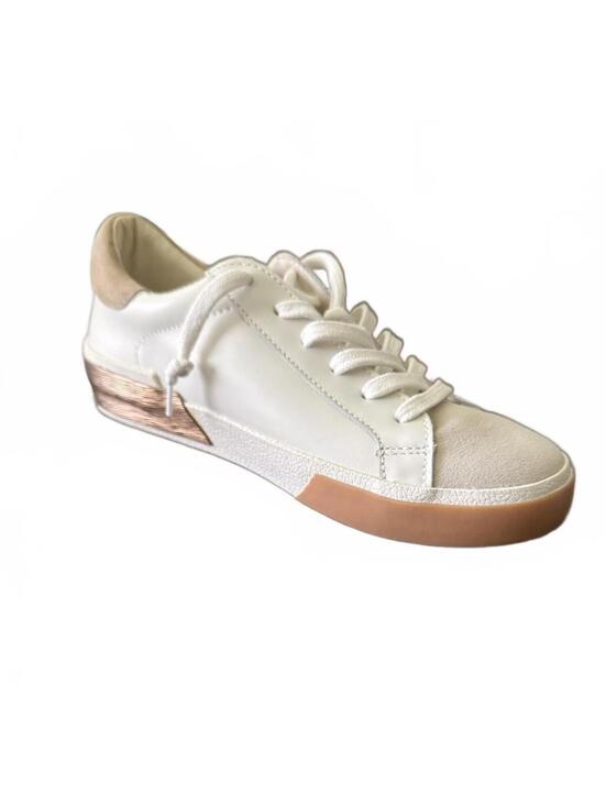 Dolce Vita Shoes - NEW Dolce Vita Women's Sneakers Size 7 White Sand Gold Lace Up Athleisure Casual